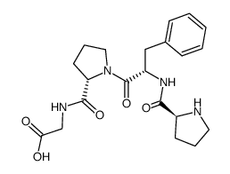 Pro-phe-pro-gly结构式