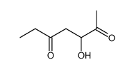 3-hydroxyheptane-2,5-dione Structure