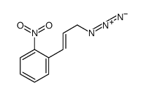 1-(3-azidoprop-1-enyl)-2-nitrobenzene结构式