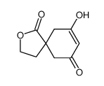 9-hydroxy-2-oxaspiro[4.5]dec-8-ene-1,7-dione结构式