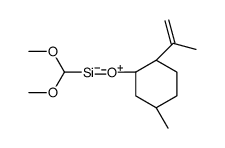 [1R-(1alpha,2beta,5alpha)]-dimethoxymethyl[[5-methyl-2-(1-methylvinyl)cyclohexyl]oxy]silane结构式