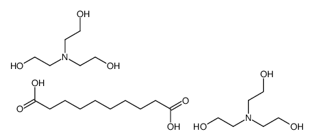 sebacic acid, compound with 2,2',2''-nitrilotriethanol (1:2)结构式