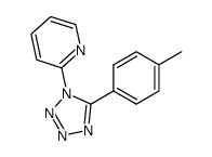 2-(5-(p-tolyl)-1H-tetrazol-1-yl)pyridine结构式