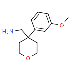 4-(3-METHOXYPHENYL)TETRAHYDRO-H-PYRAN-4-METHANAMINE结构式