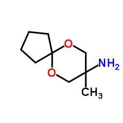 8-Methyl-6,10-dioxaspiro[4.5]decan-8-amine structure