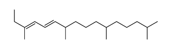 3,7,11,15-tetramethylhexadeca-3,5-diene结构式