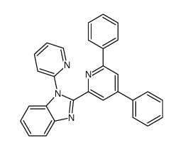 2-(4,6-diphenylpyridin-2-yl)-1-pyridin-2-ylbenzimidazole Structure