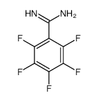 2,3,4,5,6-PENTAFLUORO-BENZAMIDINE structure