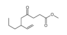 methyl 6-ethenyl-4-oxononanoate Structure