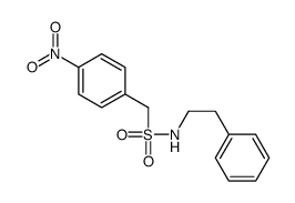 1-(4-nitrophenyl)-N-(2-phenylethyl)methanesulfonamide结构式