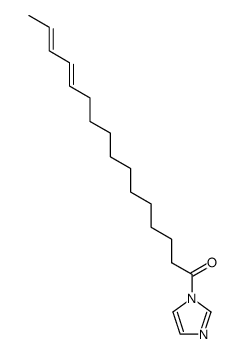 (12E,14E)-1-(imidazol-1-yl)hexadeca-12,14-dien-1-one结构式