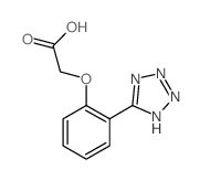 2-[2-(2H-四唑-5-基)苯氧基]乙酸结构式