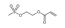 2-Propenoic acid, 2-[(methylsulfonyl)oxy]ethyl ester结构式