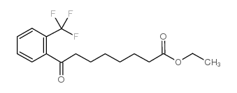 ETHYL 8-OXO-8-(2-TRIFLUOROMETHYLPHENYL)OCTANOATE Structure