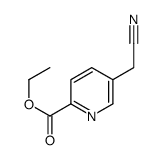 ethyl 5-(cyanomethyl)pyridine-2-carboxylate结构式