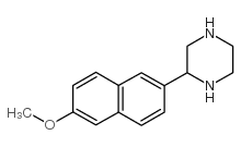2-(6-甲氧基萘-2-基)哌嗪结构式