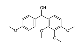 Benzenemethanol, 2,3,4-trimethoxy-α-(4-methoxyphenyl) Structure