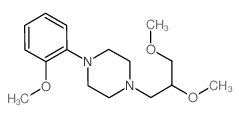 1-(2,3-dimethoxypropyl)-4-(2-methoxyphenyl)piperazine Structure