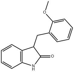 3-(2-Methoxy-benzyl)-1,3-dihydro-indol-2-one Structure