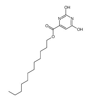 dodecyl 1,2,3,6-tetrahydro-2,6-dioxopyrimidine-4-carboxylate Structure