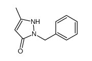 1-苄基-3-甲基-1H-吡唑-5-醇结构式