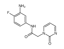 1(2H)-Pyrimidineacetamide, N-(3-amino-4-fluorophenyl)-2-oxo结构式