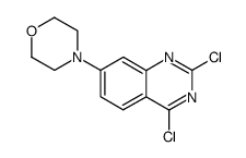 2,4-dichloro-7-morpholin-4-ylquinazoline Structure