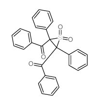 (3-benzoyl-1,1-dioxo-2,3-diphenyl-thiiran-2-yl)-phenyl-methanone Structure