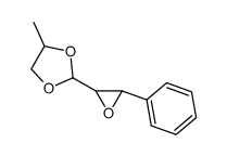 2-<1,2-Epoxy-2-phenyl-ethyl>-4-methyl-1,3-dioxolan Structure