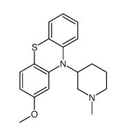 2-methoxy-10-(1-methylpiperidin-3-yl)phenothiazine结构式