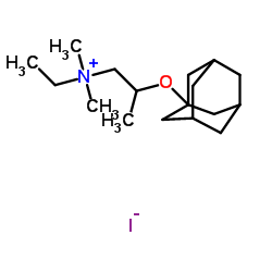 1-(3-(Dimethylamino)propoxy)adamantane ethyl iodide结构式