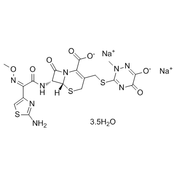 Ceftriaxone sodium Structure