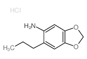 6-Propyl-benzo[1,3]dioxol-5-ylamine hydrochloride结构式