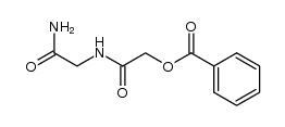 2-((2-amino-2-oxoethyl)amino)-2-oxoethyl benzoate Structure