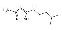 N5-isopentyl-1H-1,2,4-triazole-3,5-diamine Structure