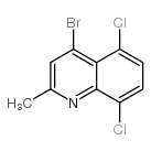 4-Bromo-5,8-dichloro-2-methylquinoline structure