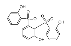 2,3-bis[(2-hydroxyphenyl)sulfonyl]phenol Structure