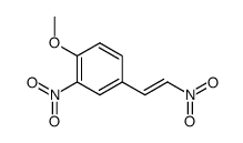 (E)-1-methoxy-2-nitro-4-(2-nitroethenyl)benzene结构式