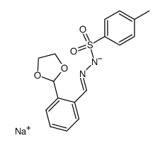 sodium 2-(2-(1,3-dioxolan-2-yl)benzylidene)-1-tosylhydrazin-1-ide Structure