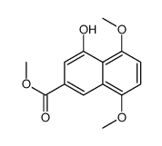 4-羟基-5,8-二甲氧基-2-萘羧酸甲酯结构式