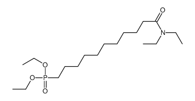 11-diethoxyphosphoryl-N,N-diethylundecanamide结构式