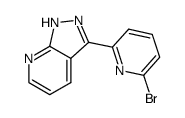 3-(6-bromopyridin-2-yl)-1H-pyrazolo[3,4-b]pyridine Structure