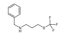 N-Benzyl-3-[(trifluoromethyl)sulfanyl]-1-propanamine Structure