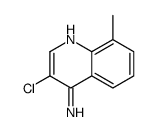 4-Amino-3-chloro-8-methylquinoline structure