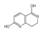 2-Hydroxy-7,8-dihydro-6H-[1,6]naphthyridin-5-one结构式