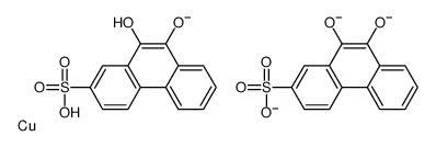 copper,2-sulfophenanthrene-9,10-diolate结构式