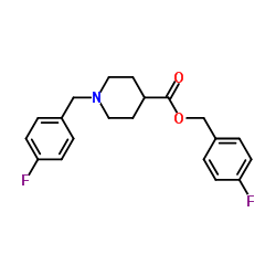 1-(4-Fluoro-benzyl)-piperidine-4-carboxylic acid 4-fluoro-benzyl ester picture