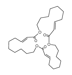 (2E,12E,22E)-triaconta-2,12,22-triene-1,11,21-triolide Structure