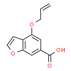 4-(Allyloxy)-1-benzofuran-6-carboxylic acid Structure