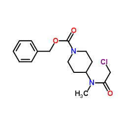 Benzyl 4-[(chloroacetyl)(methyl)amino]-1-piperidinecarboxylate Structure